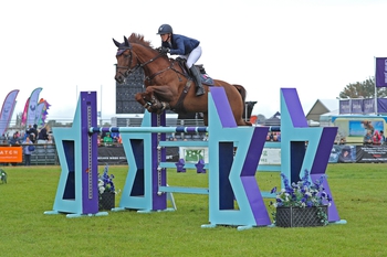 Harriet Nuttall lands the International Stairway at The Royal County of Berkshire Show